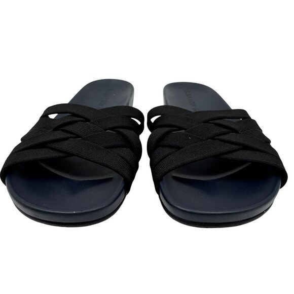 Rothy's The Slide Night Sky Black Navy Blue Sandals Women's Size 7 - Picture 4 of 7